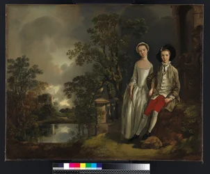 Portret Heneage Lloyda i jego siostry, Lucy, ok. 1750