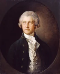 Portret Lewisa Bagota, biskupa Bristolu 1740-1802.