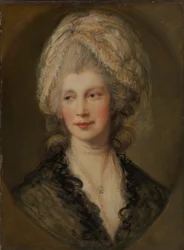 Królowa Charlotte, ok.1782 (olej na płótnie)