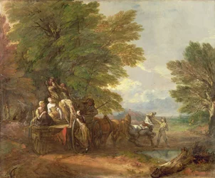 Wóz żniwny, ok. 1767 r.