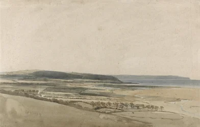 Ujście rzeki Taw, Devon, ok. 1801 (akwarela na ołówku na papierze)