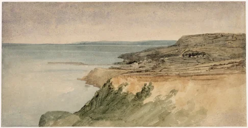 Lyme Regis, Dorset, ok. 1797 (wc nad ołówkiem na papierze strukturalnym)