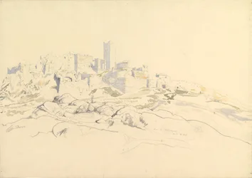 Akropol z Areopagu, Ateny, 24 kwietnia 1846 r.