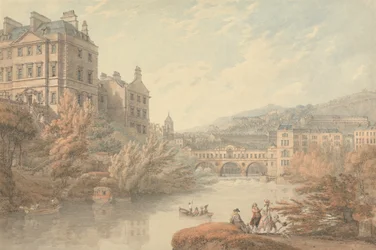 Widok na Bath z Spring Gardens