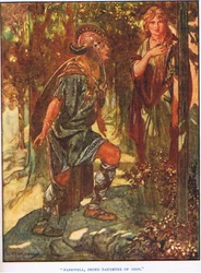Żegnaj dumna córko Odyna (litografia)