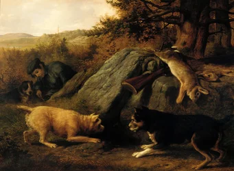 Łowcy królików, 1850.