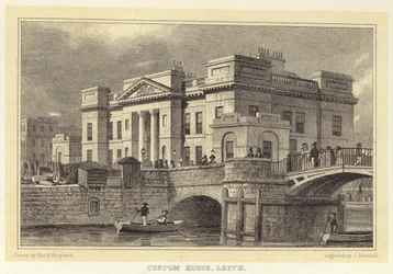 Custom House, Leith (grawerowanie)