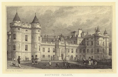 Pałac Holyrood (rycina)