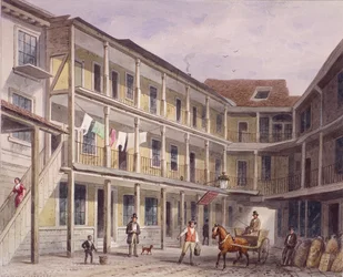 Aldgate High Street, Londyn, ok. 1850