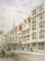 Wych Street, Westminster, Londyn, ok. 1850