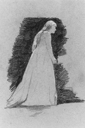 Stojąca kobieta, ca. 1881-82.