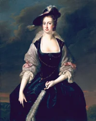 Lady Frances Courtenay, ok.1741
