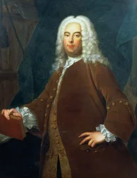 Portret Georga Friedricha Händla (1685-1759), ok. 1736