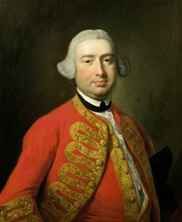 Portret Johna Bearda (ok. 1717-91), aktora i wokalisty.