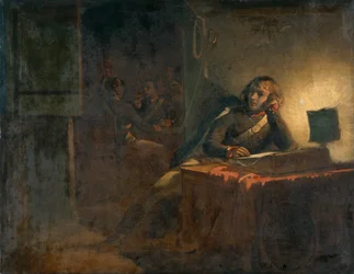 „Wnętrze z oficerami armii brytyjskiej”, 1835-1882