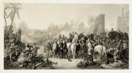 Ulga w Lucknow i Triumfalne spotkanie Havelocka, Outrama i Sir Colina Campbella, 1862