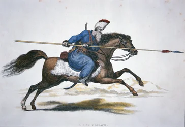 Rosyjski Kozak doński, ok. 1820 (akwarela na papierze)