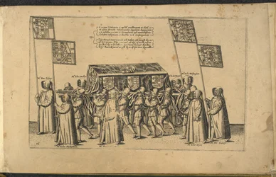 Pogrzeb Sir Philipa Sidneya, wygrawerowany przez Theodore