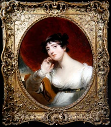 Portret pani George Frederick Stratton (olej na płótnie)