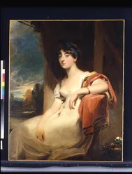 Miss Harriet Clements (óleo sobre tela) polonês