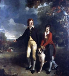 Portret Charlesa Chetwynd-Talbota, wicehrabiego Ingestre i jego brata