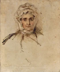 Portret Lucy Lawrence, matki artysty, szkic