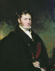 Portret Sir Johna Becketta (olej na płótnie)