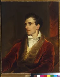 Portret rzeźbiarza Antonio Canovy, koniec XVIII w. (olej na płótnie)