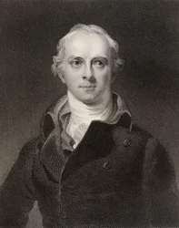 Samuel Lysons (1763-1819), rytował H. Robinson, z „National Portrait Gallery, tom III”, opublikowano około 1835 roku
