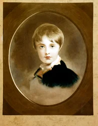 Król Rzymu (Napoleon II) (1811-1832) młody chłopiec, syn Napoleona I (olej na płótnie)