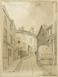 Dolny koniec Griffin Lane (akwarela na papierze)