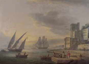 Zatoka Neapolitańska widziana z Posillipo, ok. 1829