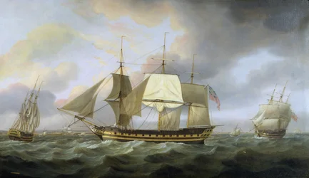 Statek «Belvedere» Honorowej Kompanii Wschodnioindyjskiej, kapitan Charles Christie, dowódca, 1800
