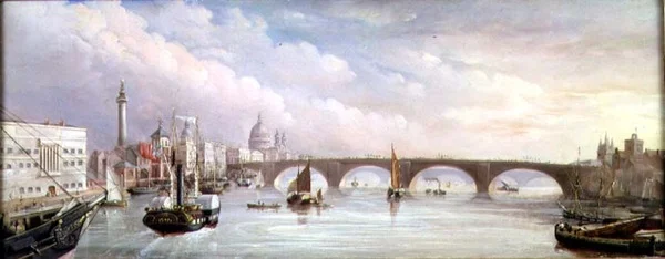 Podejście do Billingsgate (olej na płótnie)