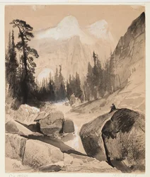 The North Dome, Yosemite, Kalifornia