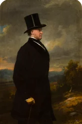 Portret John George Weld Forester, 2. Lord Forester (1801-1874), ok. 1832-66 (olej na płótnie)