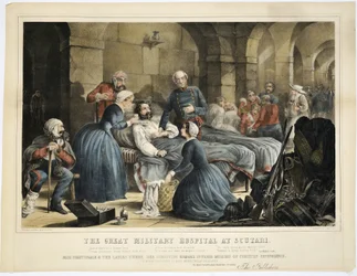 Wielki Szpital Wojskowy w Scutari, wydrukowany przez Stannarda und Dixona, 24 lutego 1855 r.