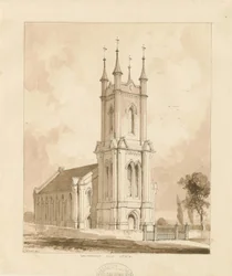 West Bromwich Church [Nowość]: rysunek w sepii