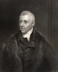 Dudley Ryder, 1. hrabia Harrowby, rycina Henry Robinson (1796-1871), z „Narodowej Galerii Portretów, tom IV”, wydana ok. 1835