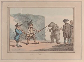 Tańczący niedźwiedź, 1800-1827., 1800-1827.