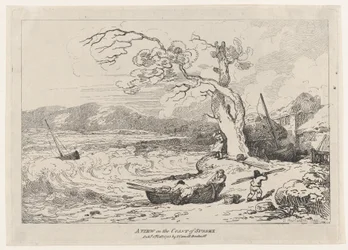 Widok na wybrzeże Sussex, 1 października 1785., 1 października 1785.