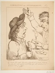 Podziw ze zdziwieniem Le Brun Travested, czyli karykatury namiętności, 21 stycznia 1800 r.