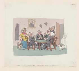 Akademicy bożonarodzeniowi grający na gumce w wista, 1 kwietnia 1803 r., 1 kwietnia 1803 r.