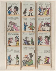 Groteskowe granice pomieszczeń i sal, tablica 15, 1799., 1799.