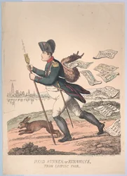 Główny biegacz lub uciekinierzy z jarmarku w Lipsku, 2 marca 1814 r., 2 marca 1814 r.