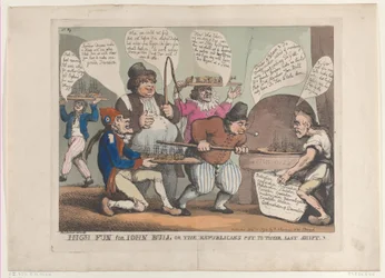 Wielka zabawa dla Johna Bulla, czyli Republikanie poddani ostatniej zmianie, listopad ..., 12 listopada 1798.
