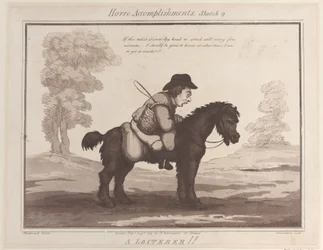 Horse Accomplishments, Szkic 9: A Loiterer!!, 1 sierpnia 1799., 1 sierpnia 1799.