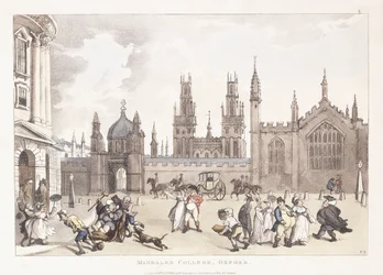 Magdalen College, Oksford, 1809-1811