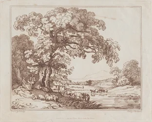 Scena nadrzeczna duszpasterska, 1789., 1789.