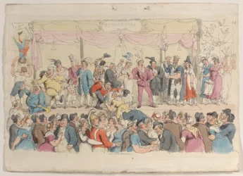 Płyta 14: Pokaz Richardsona, ze Świata w miniaturze, 1816., 1816.